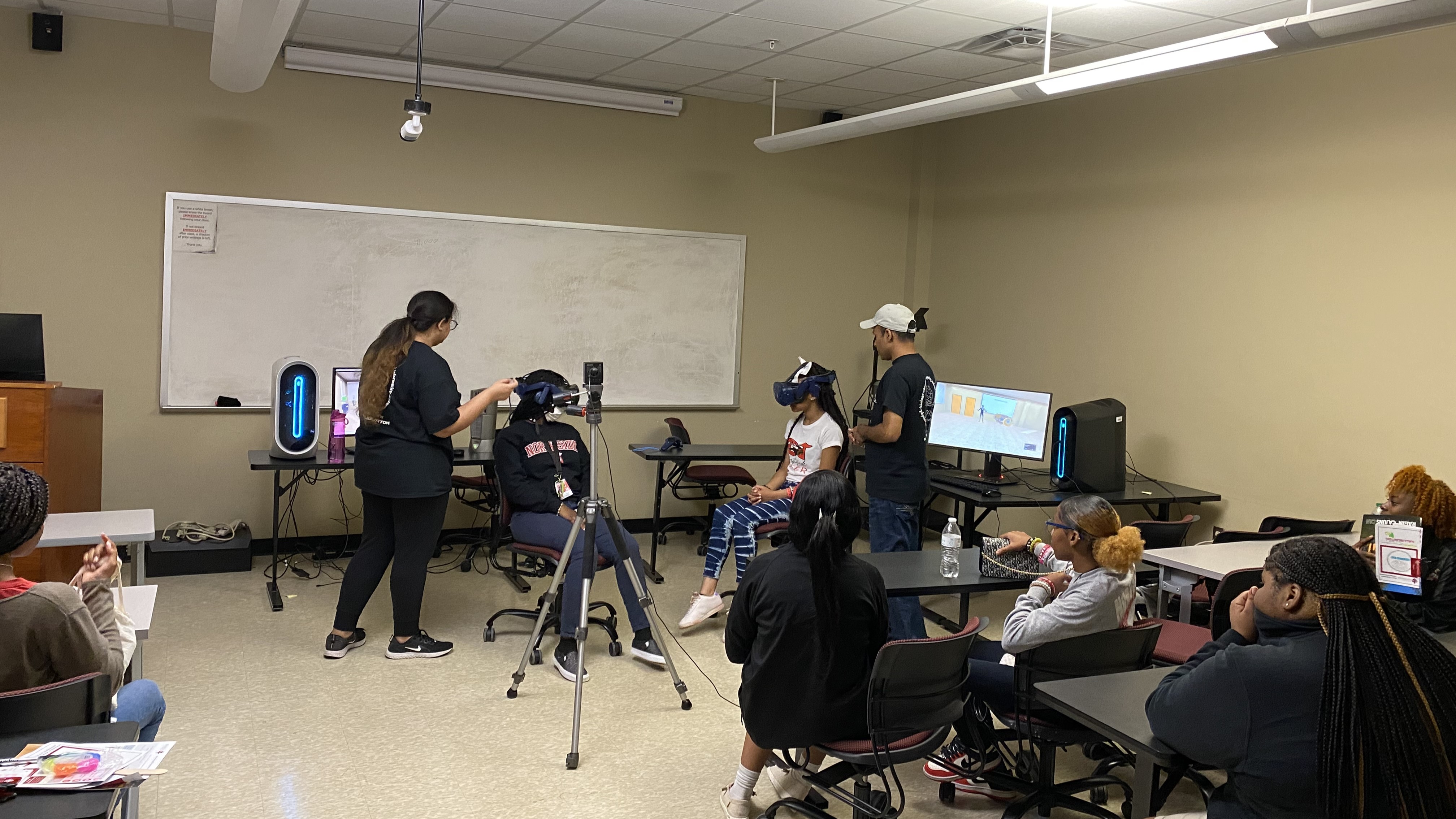 2022 Science Day biological cell VR classroom