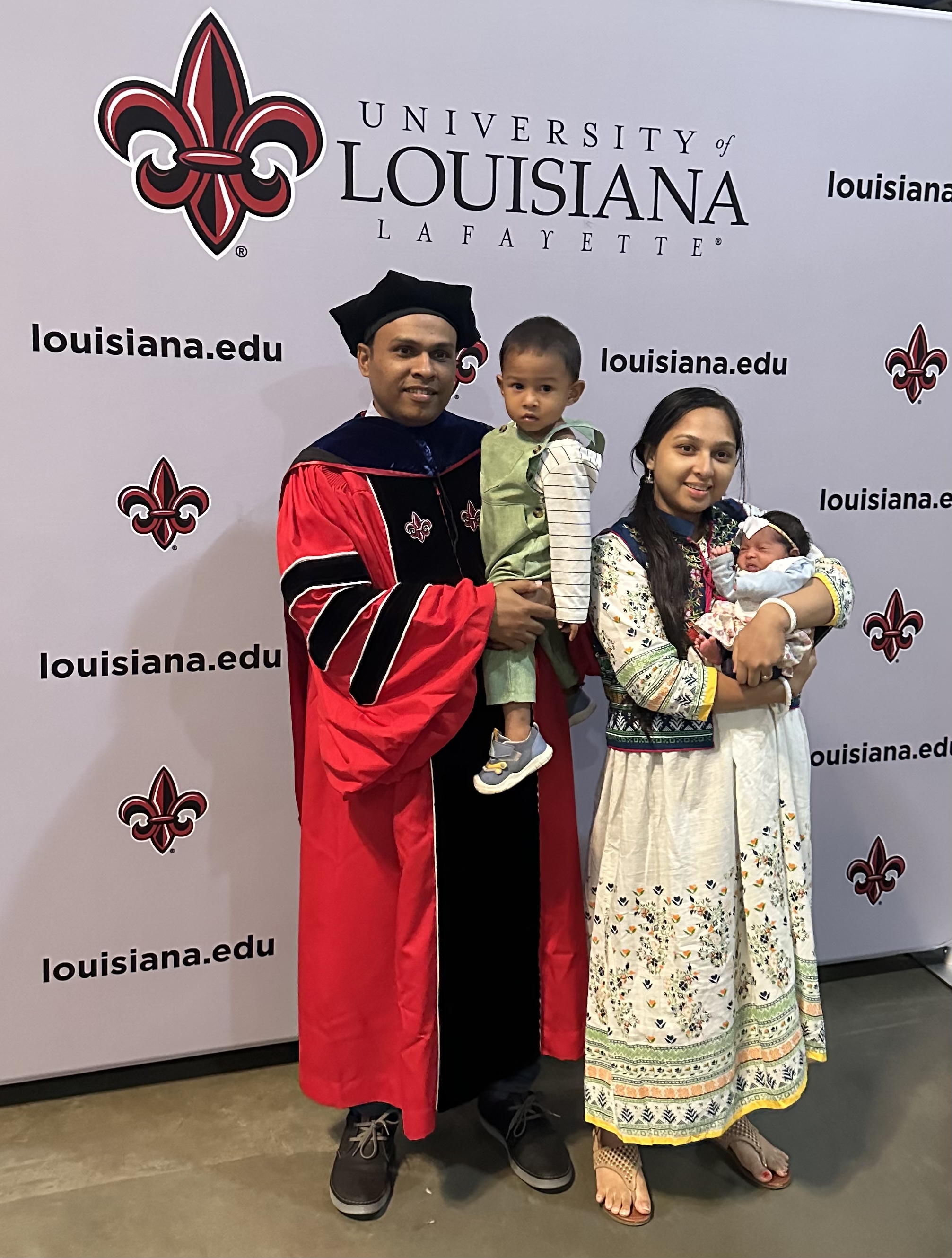 Dr.Sarker Asish's family photo 